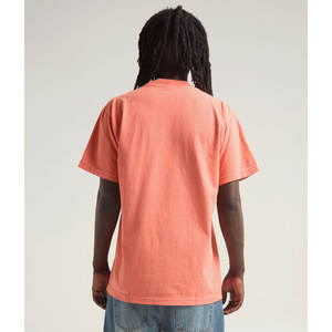 T-shirt de fitness à manches courtes et col ras du cou pour hommes T-shirt haut de gamme épais et flammé T-shirt en tricot épais uni et blanc - Product Image 2