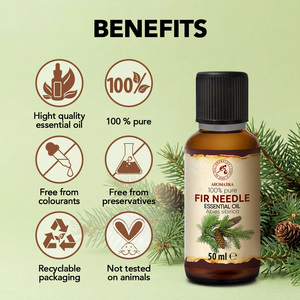 น้ำมันหอมระเหยจากใบสนบริสุทธิ์ 100% ยี่ห้อ Aromatika ขนาด 50 มล. กลั่นด้วยไอน้ำ น้ำมันหอมระเหยธรรมชาติสดใหม่ สำหรับอโรมาเธอราพี กลิ่นหอมสำหรับบ้าน ซาวน่า ไม่ผสมเจือจาง - Product Image 2