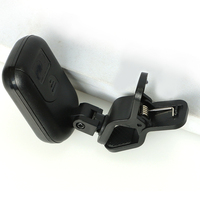 Accordeur de guitare pour instruments à cordes, ukulélé, guitare, basse, mandoline, violon, banjo, grand écran LCD transparent pour accordeur de guitare