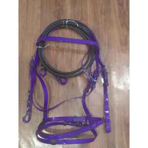 บังเหียนพีวีซีกันน้ำน้ำหนักเบาสำหรับแข่งม้าบังเหียนขี่ม้า - Product Image 1