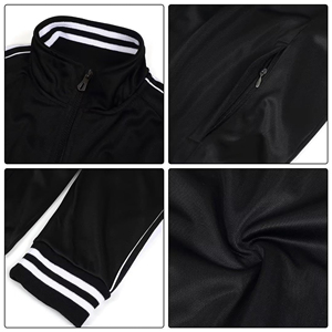 2025 personnalisé pour survêtements deux pièces polaire survêtement ensemble Polyester Joggers respirant hiver décontracté solide - Product Image 3