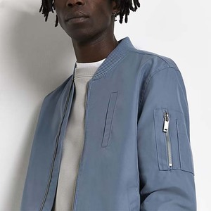 Chaqueta Bomber Ecológica Personalizada para Hombre, Estándar de Otoño, Impermeable, Cortavientos, de Secado Rápido, Transpirable, Servicio OEM, Todos los Colores - Product Image 4