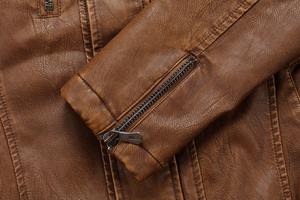 Veste de motard en cuir véritable de qualité supérieure pour hommes avec fermetures éclair durables, design à manches longues Veste en cuir personnalisée pour hommes - Product Image 6