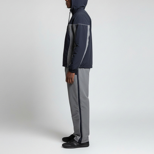 Chándales de algodón con estampado de invierno 2026, diseño de retazos personalizado, conjunto de 2 piezas para hombre, venta al por mayor - Product Image 6