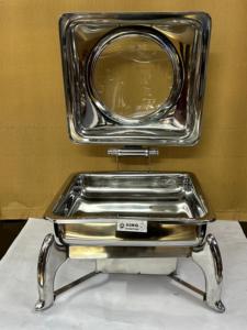 Suministros para restaurantes y hoteles calientes, plato de servicio de buffet redondo, plato de frotamiento, platos de chafer, calentador de alimentos - Product Image 4