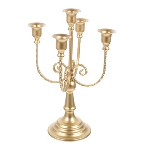 Centro de mesa decorativo de 3 brazos, cuencos, candelabros de candelita para decoración de sala de estar y decoración de mesa de comedor, candelabro - Product Image 5