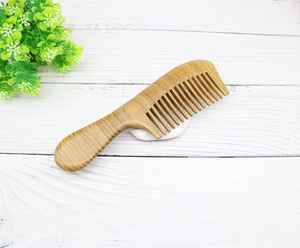 Peignes en bois avec logo personnalisé pas cher personnalisé avec taille personnalisée et bois, peigne à cheveux en bois à dents larges - Product Image 4