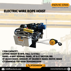 Capacité de 2 tonnes, hauteur de levage de 15 mètres, panneau de descente, panneau normal bidirectionnel, moteur HT BBL (FLP), frein à disque AC/DC (Temporiti FLP) HT - Product Image 1