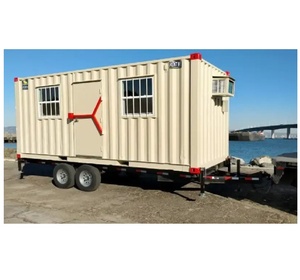 Weatherproof Mobile Office Container With <b>Trailer</b> for Sale Designed for Harsh Jobsite Needs - Product Image 5