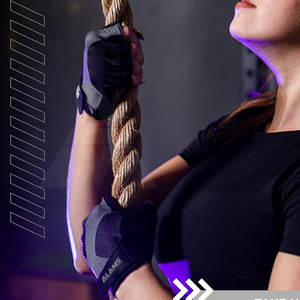 Gants de sport en cuir robustes les plus vendus avec sangle de poignet réglable antidérapante et design léger - Service OEM unisexe - Product Image 6