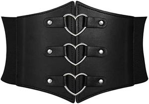Y Corset en cuir véritable Parfait pour l'entraînement à la taille et le style végétalien Edgy Chic et sans cruauté Élégance intemporelle - Product Image 2