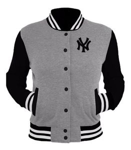 Las mejores chaquetas universitarias personalizables de High Street para el invierno Diseño sólido con tejido de lana Cuello alto Logotipo frontal Cierre de cremallera - Product Image 3