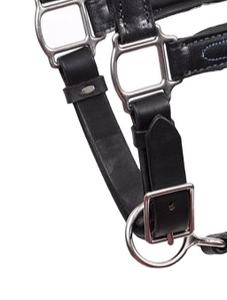PRIX DE GROS COL DE CHEVAL EN CUIR DOUX RÉGLABLE CHEVAL EN CUIR VÉRITABLE Anglais Selle Halters de l'Inde - Product Image 2