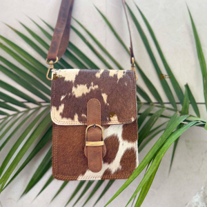 กระเป๋าคาดผมแบบมีสายคาดไหล่หนังวัวขนสัตว์หรูหราคุณภาพสูงอเนกประสงค์กระเป๋าสไตล์โบฮีเมียน - Product Image 1