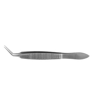 Pinzas Micro McPherson de Grado Médico, 7.5 mm, Anguladas, Mandíbulas Largas, Calidad Premium, Pinzas Oftálmicas para Ligadura, Suministros Quirúrgicos - Product Image 2