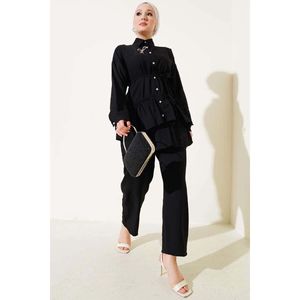 Ensemble 2 pièces jupe à volants et ceinture en corde très coloré TR Origin Motif régulier Tailles XL/L/2XL - Product Image 2