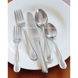 ชุดช้อนส้อมสแตนเลสพร้อมด้ามจับที่หรูหราชุดเครื่องใช้บนโต๊ะอาหาร5ชิ้นดีไซน์แบบแฟนซี - Product Image 5