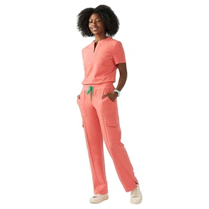 Delantal de Farmacéutico Antiarrugas con Tirantes Ajustables, Fácil Mantenimiento, Uniforme Profesional de Laboratorio y Hospitalario para Mujer - Product Image 3