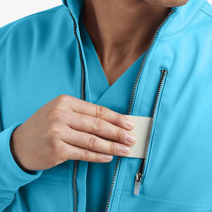 Chaqueta Sanitaria de Manga Larga Transpirable Antipilling de Último Estilo para Hombre, Uniforme Hospitalario Sin Costuras con Detección de Agujas, de Alta Calidad - Product Image 6