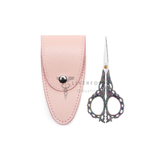 Nouveau style Ciseaux à broder en acier inoxydable de haute qualité Style européen vintage pointu pour le bricolage avec ciseaux de poche - Product Image 1
