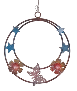 Ornements de Noël artificiels suspendus en tôle de fer ignifuge, forme personnalisée pour la décoration de la maison pendant les fêtes, boules de Noël festives - Product Image 2