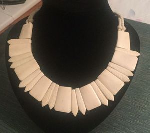 Real Moss Resin Necklace with Adjustable Cord - Product Image 2