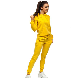Pakistan vente en gros 100% coton femmes formation Jogging porter personnalisé Streetwear imprimé survêtement ensemble hiver Collection vente - Product Image 3