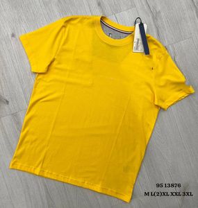 Camiseta de Algodón Transpirable para Hombre, Talla Grande, Manga Corta, Cuello Redondo, Diseño Casual, Logotipo Frontal Personalizable, OEM, ODM, Logotipo Privado - Product Image 3