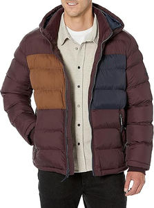 เสื้อแจ็กเก็ตผ้าแคนวาสของผู้ชายน้ำหนักเบาทันสมัยเสื้อแจ็กเก็ตทรงสูงดีไซน์เด่นคอตั้งสำหรับการแข่งขันในฤดูหนาว - Product Image 2