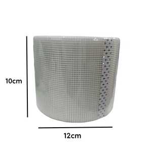 Ruban en maille <span class=keywords><strong>de</strong></span> polyester 100 mm, maille 13, adhésif acrylique, étanche, <span class=keywords><strong>pour</strong></span> réparation <span class=keywords><strong>de</strong></span> fissures <span class=keywords><strong>de</strong></span> cloisons sèches, résistant aux alcalis, renforcement mural - Product Image 2
