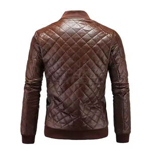 Veste en cuir sur mesure Concevez votre propre veste en cuir pour hommes Veste en cuir imperméable pour hommes - Product Image 2