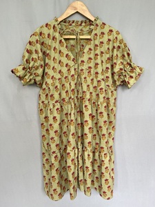 Vintage Party Style Sexy col en V en gros 2025 modèles de style occidental pour dames mode vêtements ample col en v robe printemps - Product Image 2