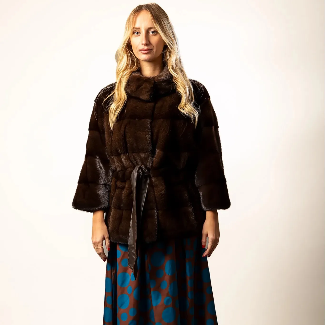 Fur italy prodution mink for woman