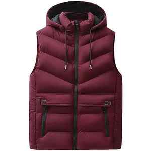 Industry Trending OEM Veste bulle à manches courtes pour hommes avec capuche Vêtements d'hiver Veste personnalisée pour hommes - Product Image 3