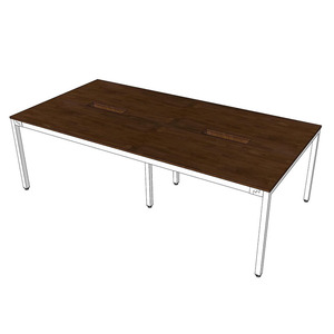 UConcept HBUC048 Modern Minimalist Assembly Conference <b>Table</b> 240x120 <b>Office</b> Furniture Made MDF for School Hotel Conference Room - Product Image 4