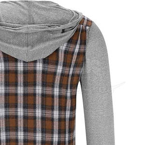 Sweat-shirt à capuche en flanelle pour homme avec cordon de serrage réglable, doux et chaud, idéal pour l'automne et l'hiver - Product Image 4