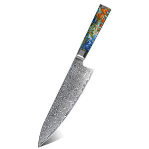 Cuchillo de Chef Japonés Profesional, Fabricación Personalizada al por Mayor, OEM ODM, Hoja de Acero de Damasco, Duradero, Hecho a Mano, Ambidiestro - Product Image 1