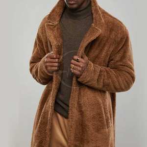 Nuevos abrigos de peluche clásicos para hombre, temporada de otoño e invierno, abrigo de peluche de la mejor calidad para hombre 2024 - Product Image 3