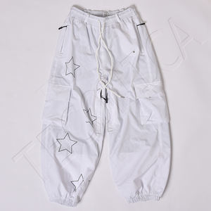 Personalizado impermeable holgado Cargo pantalones de nieve de gran tamaño pantalones de esquí de gran tamaño ropa de calle personalizada Snowboard Unisex pantalones de esquí de pierna ancha para hombres - Product Image 2