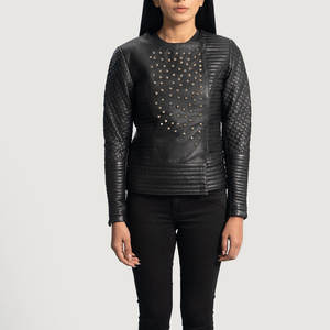 Respirant léger peau de vache fait femmes veste en cuir vente chaude mode à la mode Look femmes veste en cuir - Product Image 1