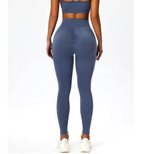 ชุดเล่นโยคะสำหรับผู้หญิงชุดเลกกิ้งใส่เล่นฟิตเนสวิ่งออกกำลังกายแบบไร้ตะเข็บ - Product Image 4