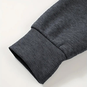 Meilleur haute qualité hiver imprimé hommes Streetwear survêtements tricotés vêtements d'extérieur évasés 100% coton - Product Image 6