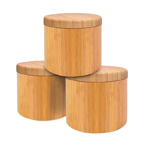 Boîte à sel et à épices en bois faite à la main taille et forme personnalisées boîte de rangement pour la maison hôtel et restaurant - Product Image 4