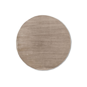 Tapis rectangulaire en laine et soie de bambou noué à la main Kavi Blue, couleur unie, pour la maison et la chambre, pour le salon et le couloir - Esk-325(Fr) - Product Image 1