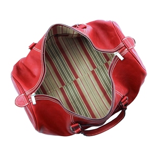 Sac de sport élégant et léger en cuir véritable avec finition vintage grande capacité et durable pour les voyages de week-end et de gymnastique - Product Image 2