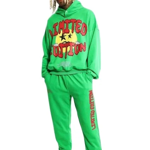 ชุดวอร์มฮิปฮอปสุดหรูเสื้อผ้าแนวสตรีทแบบลำลองสำหรับฤดูหนาวพิมพ์ลายด้วยพลอยเทียม - Product Image 1