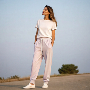 Camisetas cortas para mujer, chándal, conjuntos de pantalones de sudor, ropa deportiva para hombre, camisetas para correr, chándal para hombre - Product Image 3