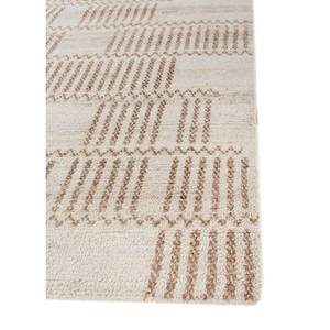 Ia-1944 Ivory Hand Knotted Afghan Wool Rugs Geometric Abstract Rectangle Living Room Carpet for Home <b>Hallway</b> Use-New Product - Product Image 4