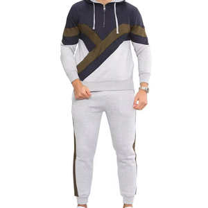 Ensemble de jogging pour homme de haute qualité, sur mesure, en gros, grande taille, vêtements de sport techniques, 100% coton, survêtement pour homme - Product Image 1