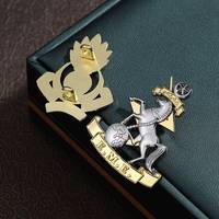 Broche magnétique 3D personnalisée en métal, en alliage de zinc plaqué, avec attache de sécurité pour vêtements, chapeaux et sacs